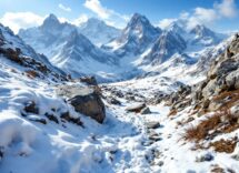 Panorama di Bressanone con montagne e piatti tipici