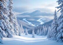 Atleti in azione durante la Coppa del Mondo di sci di fondo