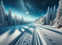 Daniele Cappellari durante una gara di biathlon