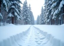 Atleti di para biathlon in azione durante una competizione