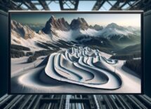 Competizione di snowboard cross a Livigno con atleti in azione