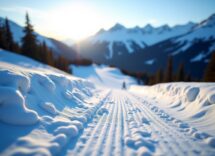 Atleti in azione durante una gara di snowboard cross