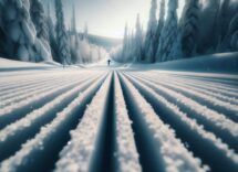 Sciatori di fondo in azione durante la stagione invernale in Finlandia