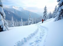 Giovani snowboarder in azione durante una competizione