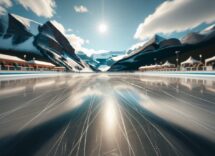 Guignard e Fabbri durante una performance di pattinaggio artistico