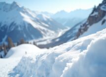 Tommaso Sala durante una gara di sci alpino