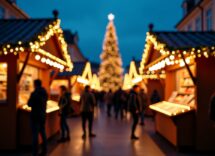 Jesolo illuminata durante le festività natalizie