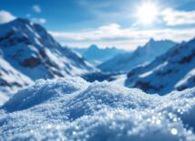Logo delle Olimpiadi Milano-Cortina 2026 con elementi sostenibili