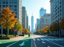 Immagine che rappresenta la mobilità sostenibile nelle città moderne