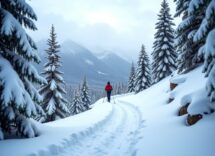 Pettorale di leader del Tour de Ski 2024/2025 in primo piano