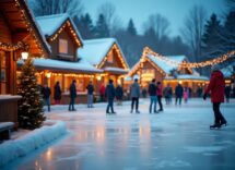 Pista di pattinaggio e villaggio di Babbo Natale a Lecce