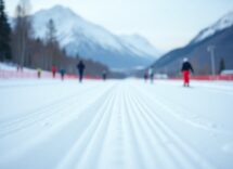 Lisa Vittozzi in azione durante una competizione sportiva