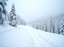 Immagine delle gare di sci nordico a Slingia