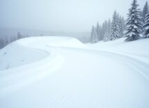 Atleti in azione durante una gara di snowboard cross