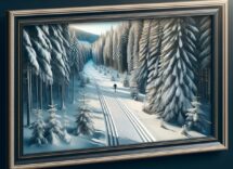 Therese Johaug durante la competizione di 50 km iridata