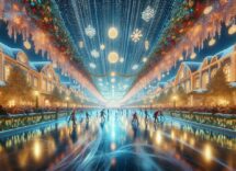 Villaggio natalizio a Rimini con pista di ghiaccio