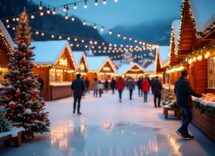 Atmosfera magica del villaggio di Natale a Cavenago Brianza