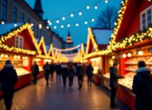 Villaggio di Natale nel centro storico di Monza