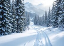 Sciatori in azione durante le gare di fondo a San Marino