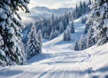 Calle Halfvarsson durante una gara di sci di fondo