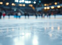 Atleta in azione durante i campionati di pattinaggio artistico