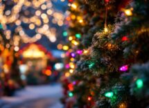 Coca-Cola Christmas Village con decorazioni natalizie a Milano