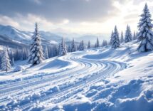 Atleti in azione durante una gara di snowboard cross in Austria