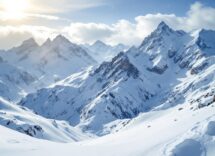 Giorgia Collomb in azione sulle piste da sci