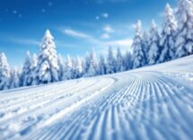 Maurizio Bormolini durante la vittoria nel primo slalom