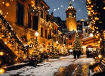 Massa Marittima illuminata per il Natale con eventi festivi