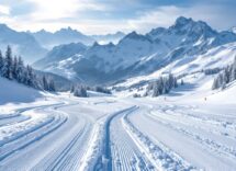 Sciare sulle piste innevate del Trentino