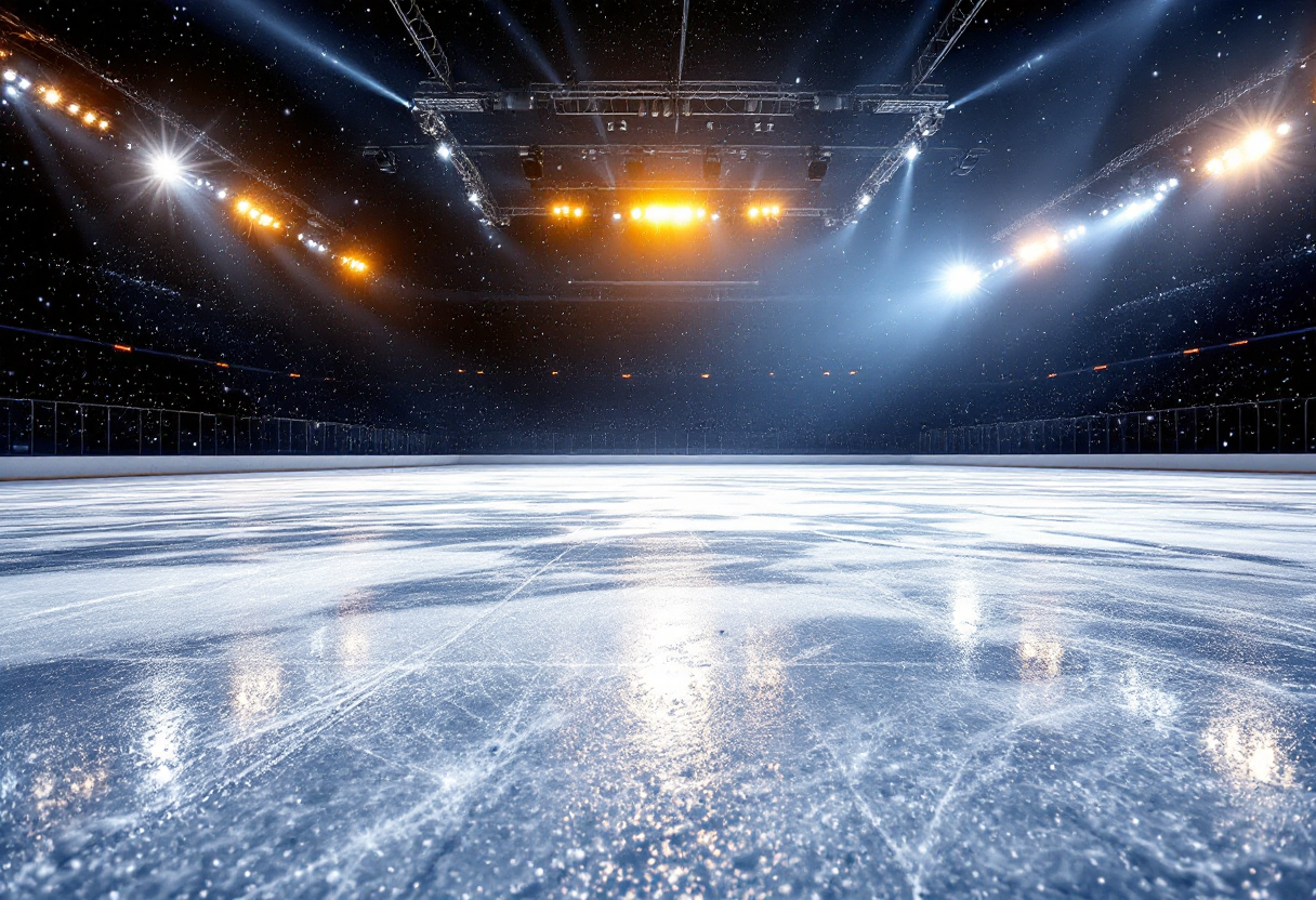 Pattinatori in azione ai campionati europei di Tallinn