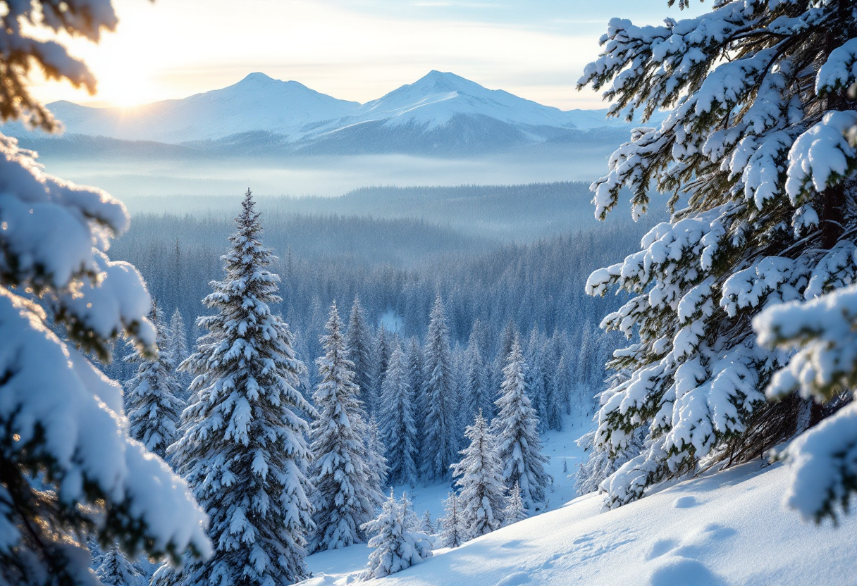 Atleti finlandesi si preparano per competizioni di sci