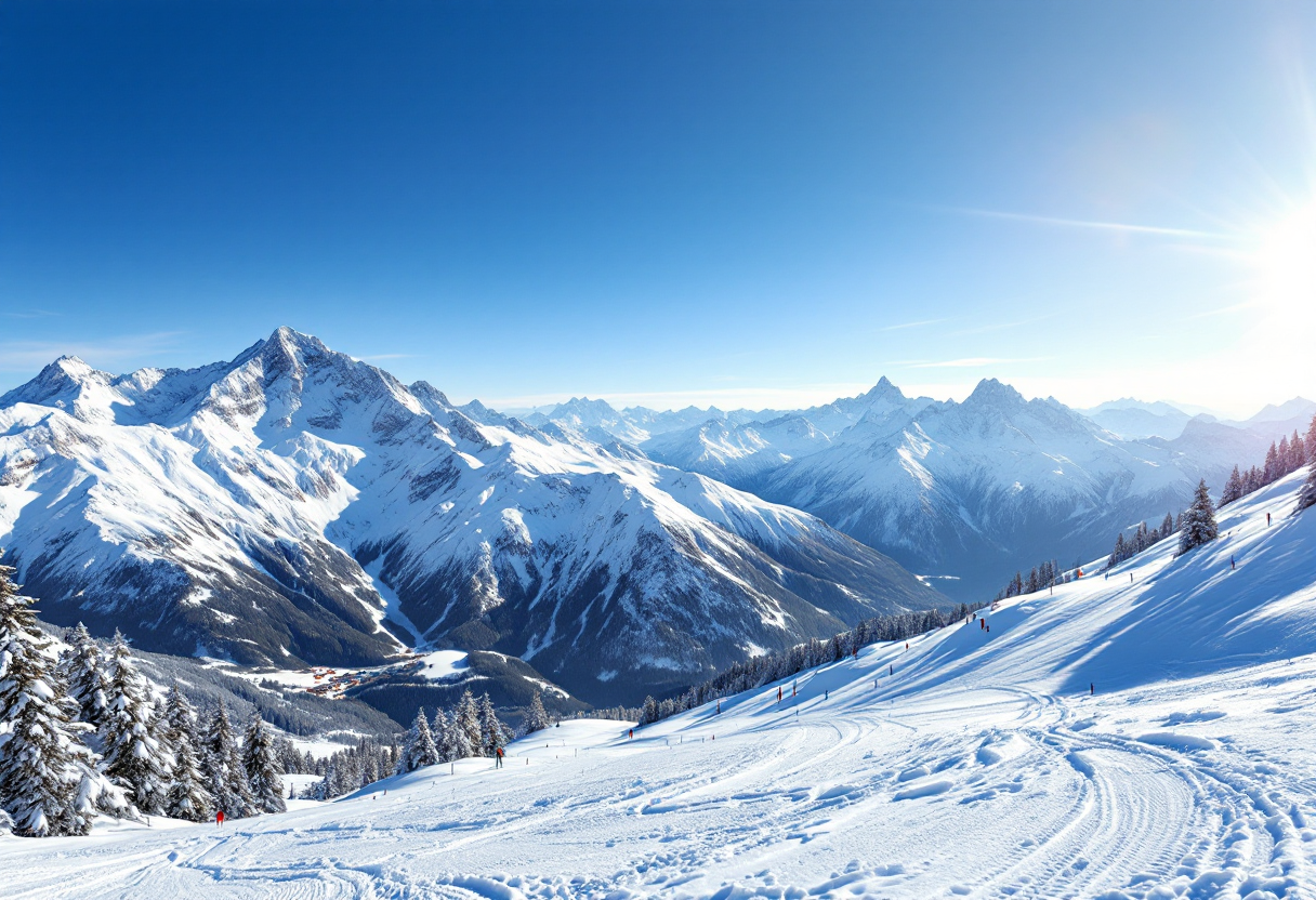 Ritratto del conte del Nevegal in montagna