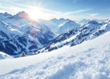 Immagine delle Olimpiadi Invernali 2026 con bandiere nazionali