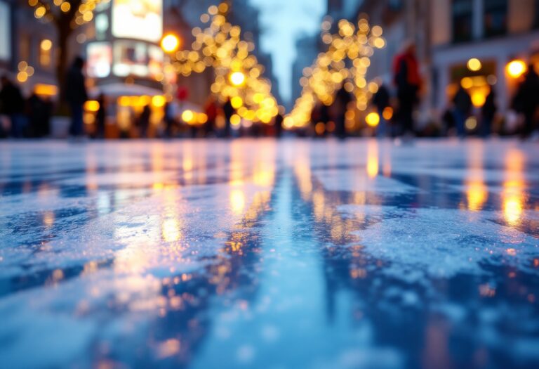 Inaugurazione pista di pattinaggio sul ghiaccio a Verzuolo