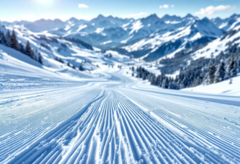 Atleti con disabilità intellettiva praticano sci alpino