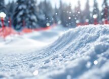 Atleti in azione durante una gara di snowboard cross a Oberhof