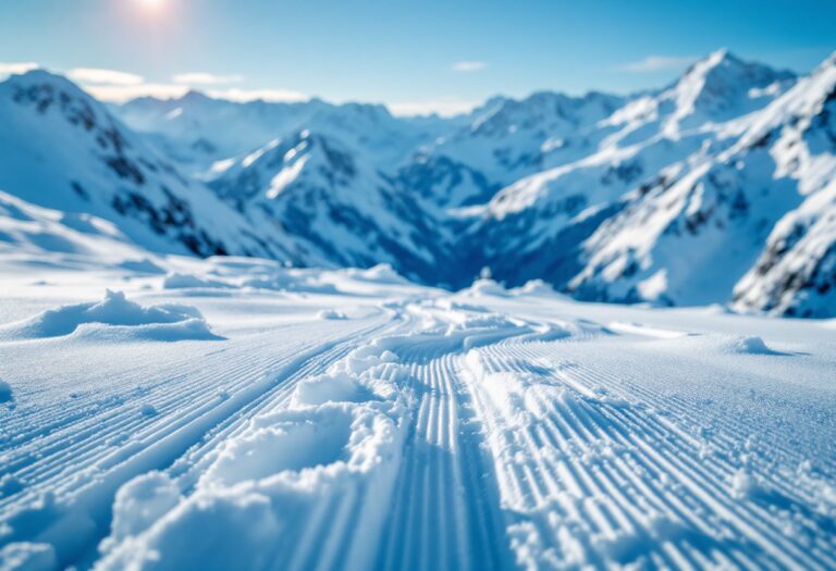 Atleti in azione durante una gara di snowboard cross