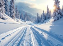 Alvar Myhlback in azione durante una competizione di fondo