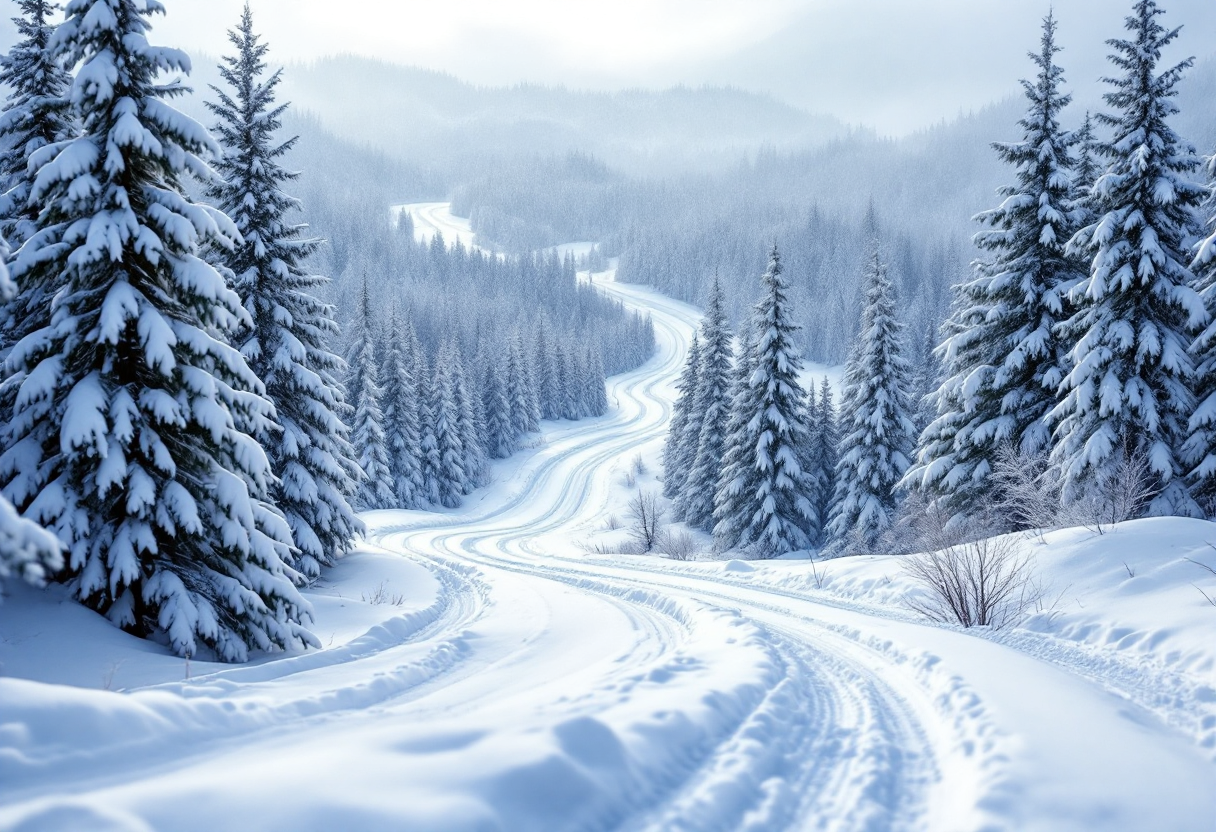 Atleti in competizione nel biathlon tra Italia e USA