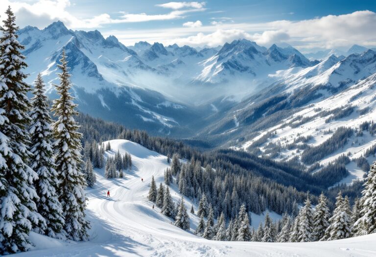 Atleti in gara ai Campionati Mondiali Junior di Sci Alpino a Tarvisio