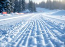Atleti in azione durante i campionati di biathlon a Lenzerheide