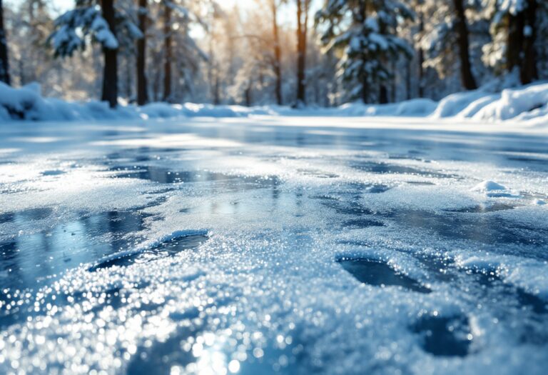 Carolina Kostner in azione sul ghiaccio durante una performance