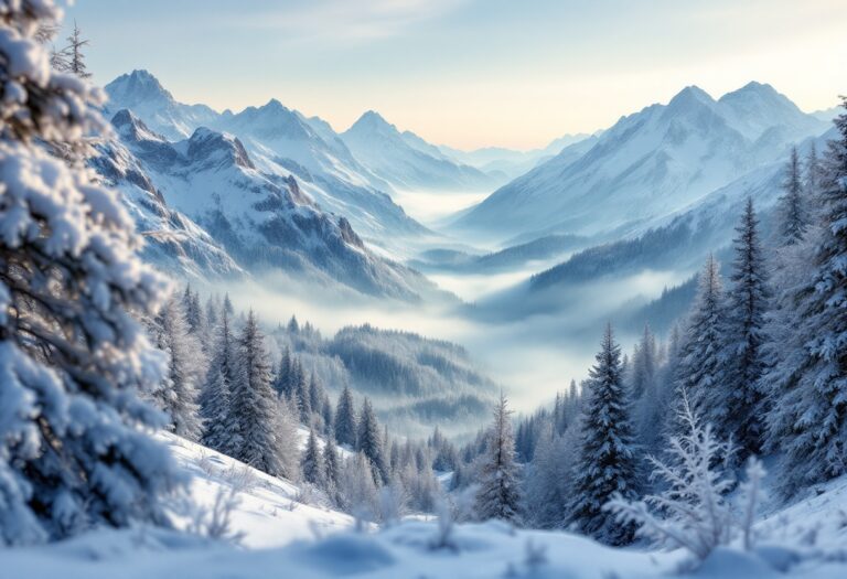 Escursioni invernali tra le splendide montagne italiane