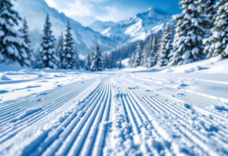 Atleta in azione durante il suo esordio ai Mondiali di biathlon