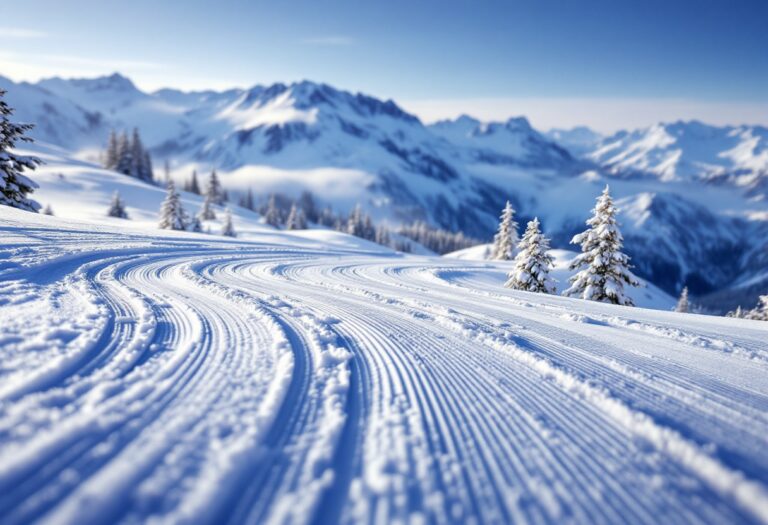 Atleti in azione durante una gara di snowboard cross
