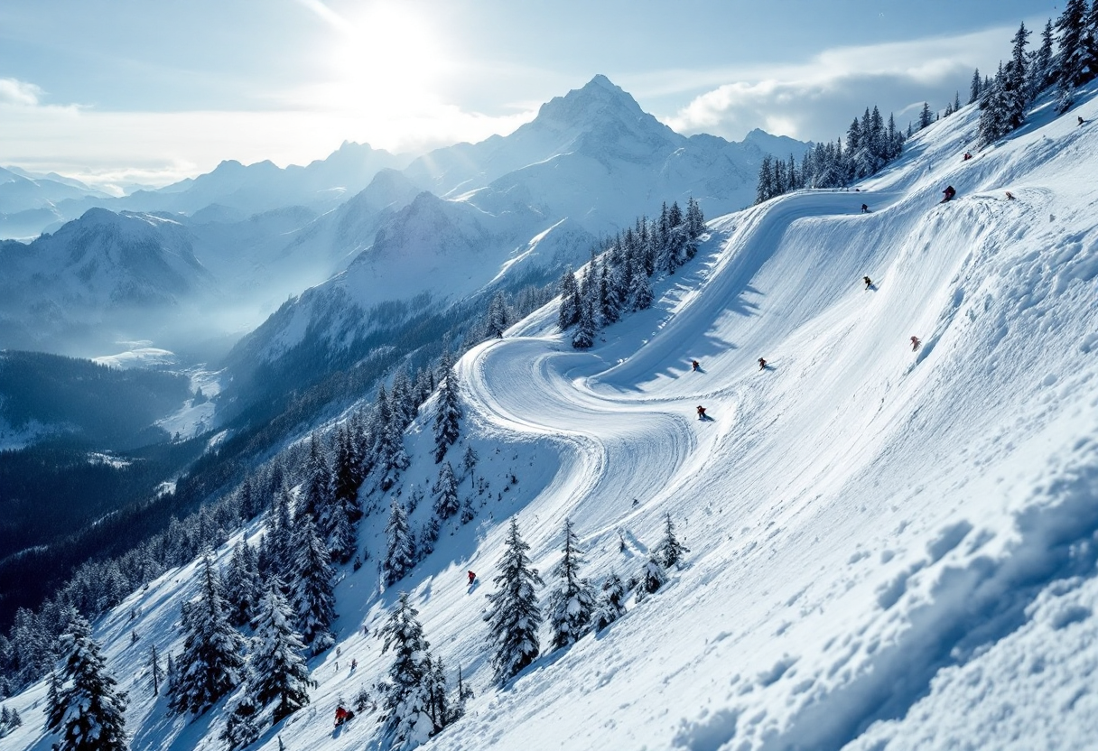 Competizione di snowboard cross a Milano Cortina 2026