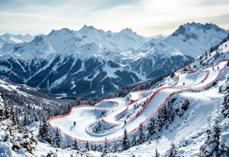 Competizione di snowboard cross in Andorra