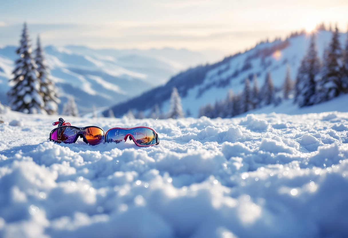 Immagine dei Giochi Invernali 2026 con focus su sostenibilità